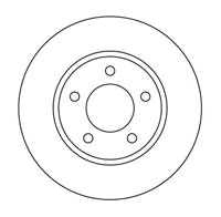 NF PARTS Тормозной диск 209313NF